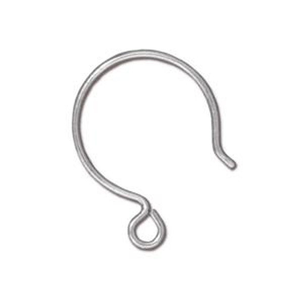 Tierracast Earwires: French Hoop Sterling Silver w/Regular Loop | Pack of 4