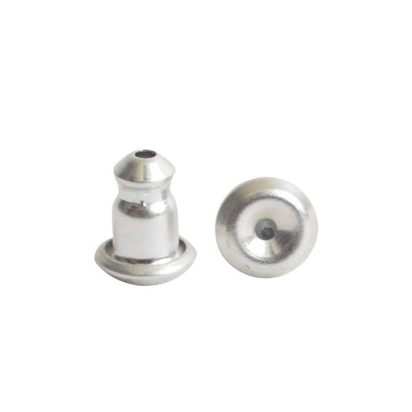 Nunn: Earring Clutch Bullet Style Stainless Steel | Pk of 25