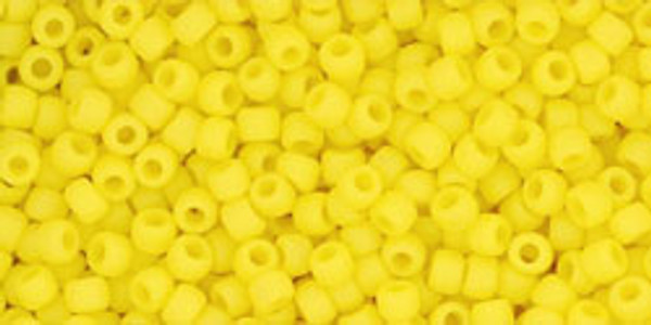 Round Seed Bead by Toho - #42-F Dandelion Opaque Matte