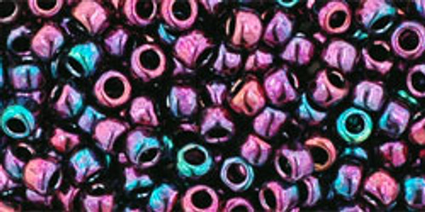 Round Seed Bead by Toho - #504 Higher-Metallic Violet Rainbow