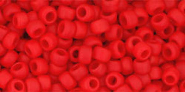 Round Seed Bead by Toho - #45-AF Cherry Opaque Matte