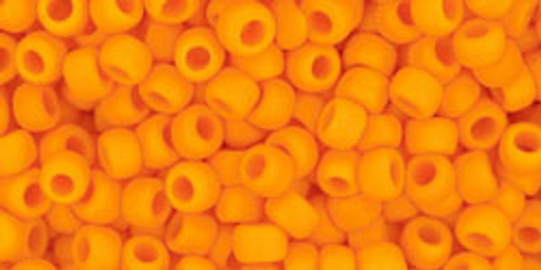 Round Seed Bead by Toho - #42-DF Cantelope Opaque Matte
