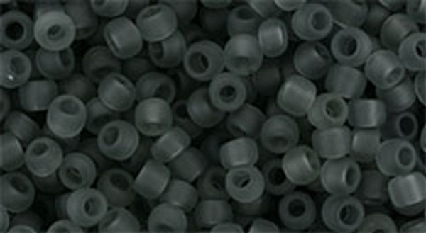 Round Seed Bead by Toho - #9-BF Gray Transparent Matte