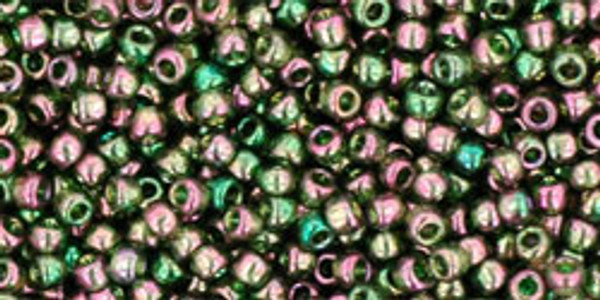 Round Seed Bead by Toho - #323 Olivine Gold Luster