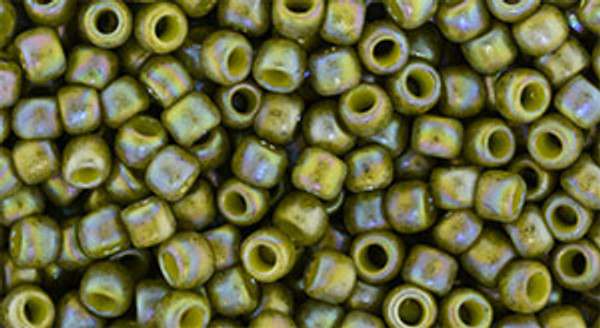 Round Seed Bead by Toho - #2631-F Semi Glazed Rainbow Olive