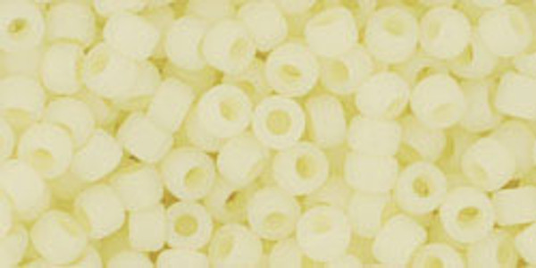 Round Seed Bead by Toho - #0142-F Banana Cream Ceylon Matte