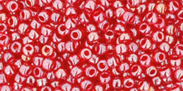 Round Seed Bead by Toho - #0109-C Ruby Transparent Luster