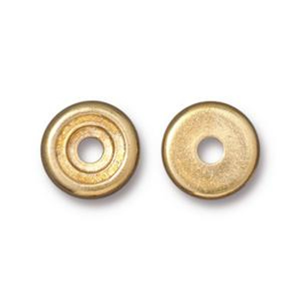 Bead: Rivetable SS34 Glue in by TierraCast | Pk of 4 *Discontinued*
