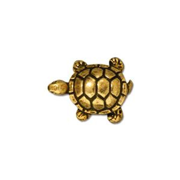 TierraCast Bead: Turtle | Pk of 2