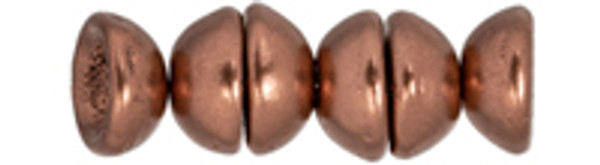 Teacup Bead 2x4mm - Bronze Copper Metallic Matte