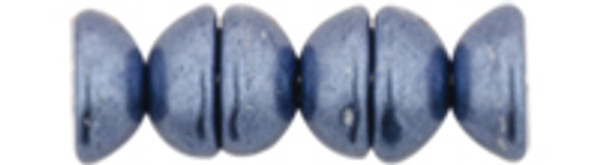 Teacup Bead 2x4mm - ColorTrends: Saturated Metallic Bluestone