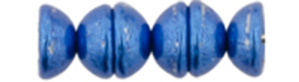 Teacup Bead 2x4mm - ColorTrends: Saturated Metallic Galaxy Blue