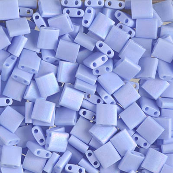 Tila Beads - #0494FR Light Periwinkle Opaque Rainbow Matte