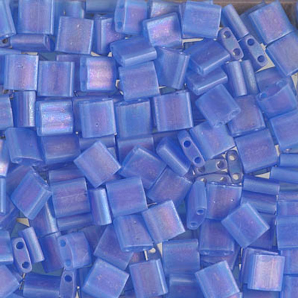 Tila Beads - #0150FR Sapphire Blue Transparent Rainbow Matte
