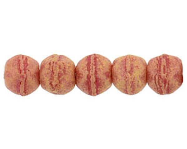 3mm Round - English Cut - #PS1002 Pacifica Strawberry (50pcs)