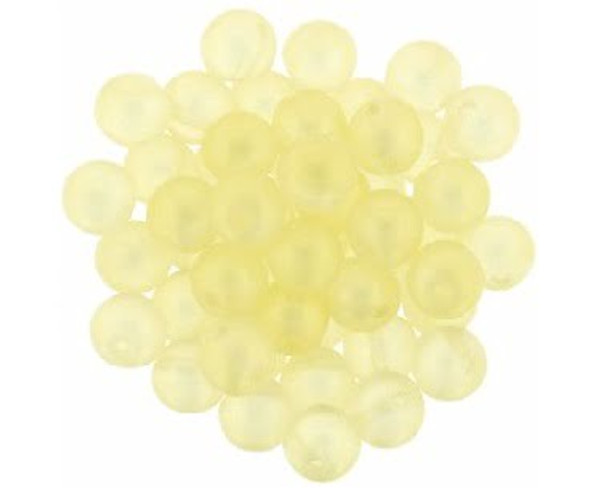 Top Hole Round 6mm - #MSG8010 Sueded Gold Jonquil