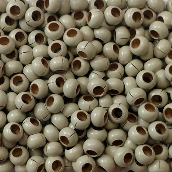6/0 Heavy Metal Seed Beads - Cream