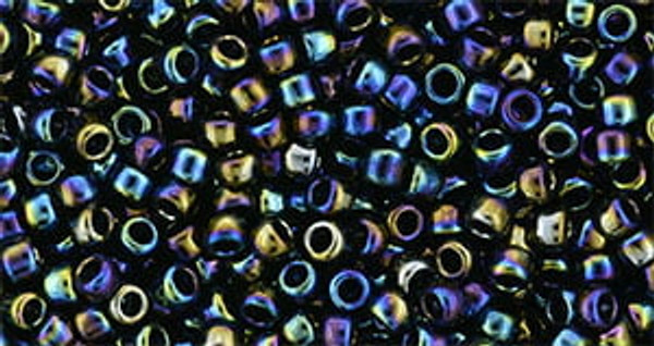 Toho Takumi Large Hole Round 11/0 - #0086 Metallic Rainbow Iris