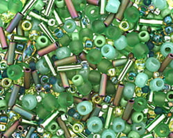 Toho Bead Mix - Wasabi