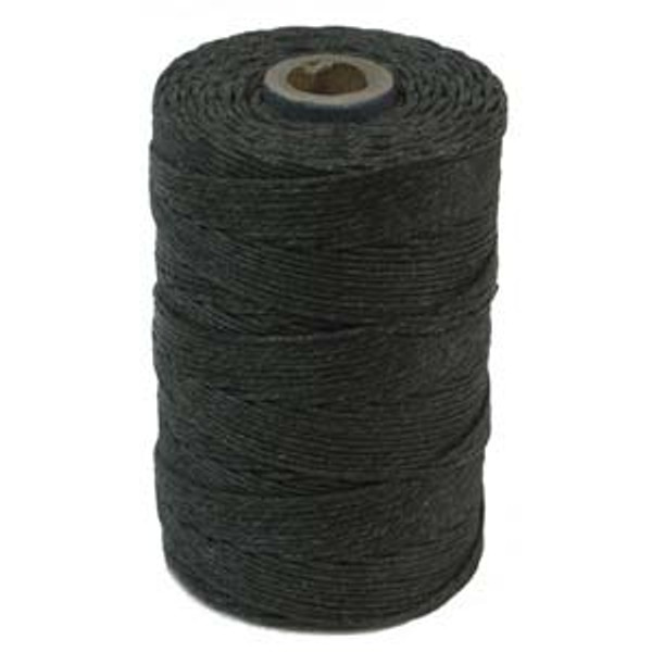 Irish Waxed Linen 4 ply - Charcoal