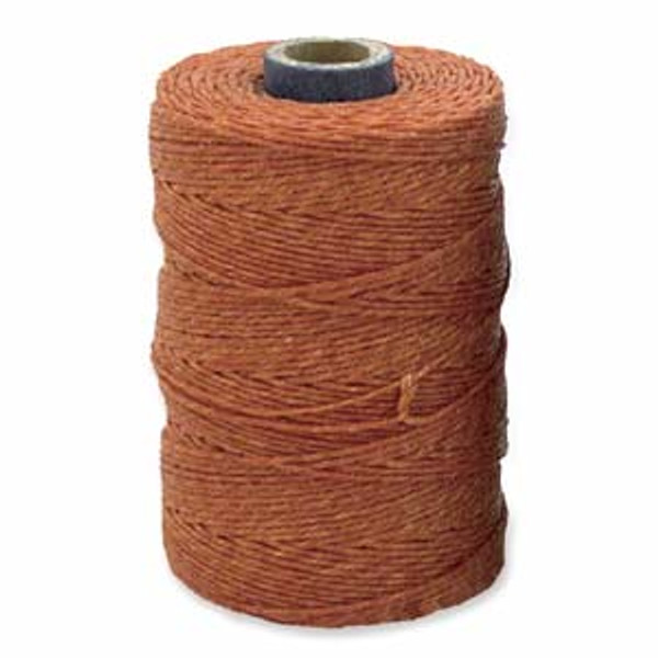 Irish Waxed Linen 4 ply - Light Rust