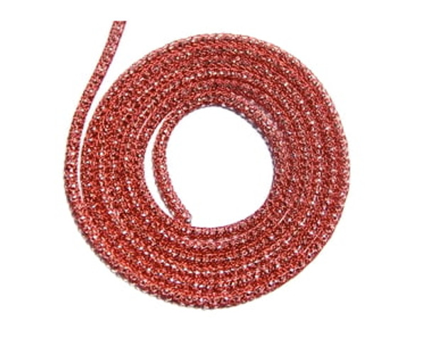 3mm SilverSilk Capture Chain - Holiday Red