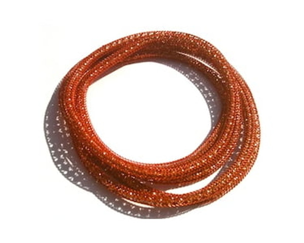 3mm SilverSilk Capture Chain - Tangerine