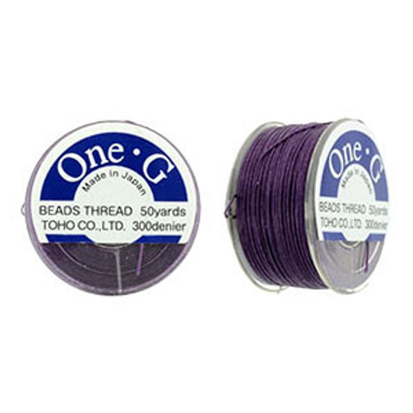 One-G Beading Thread - Purple