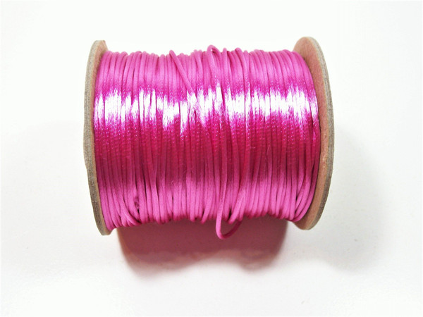 Satin Cord - Shocking Pink