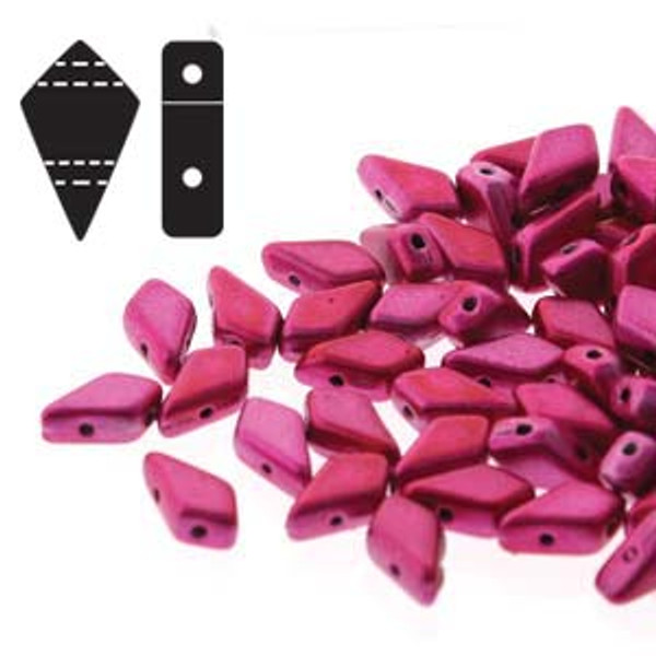 Kite Bead - Metalust Pink