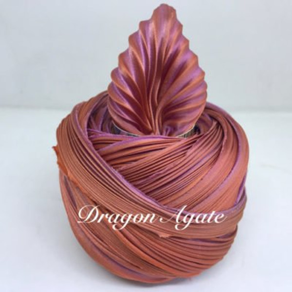 Shibori Ribbon - Dragon Agate