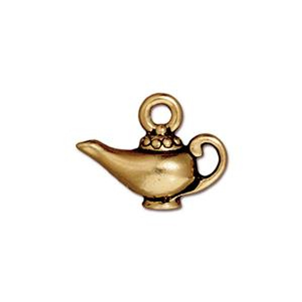 TierraCast Charms: Drop, Aladdin's Lamp | Pk of 2