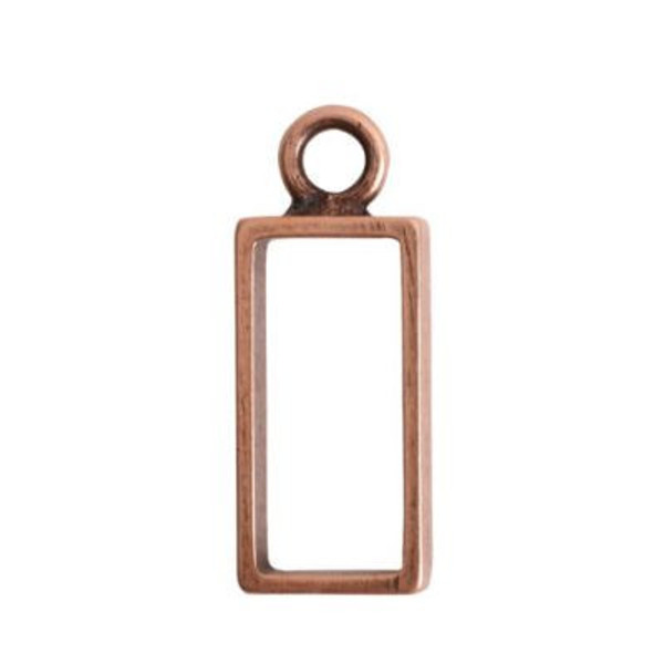 Open Frame Rectangle Single Loop Bezel - Large by Nunn Design | 1 Each