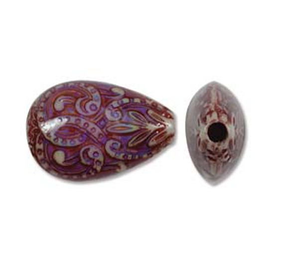 Mirage or Mood Bead - Fancy Flame