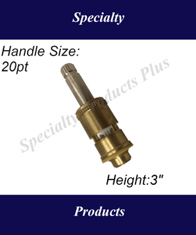 T & S Brass Ceramic Stem Cold 25-0386