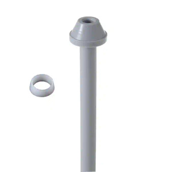 Plastic Toilet Tank Supply Line Grey