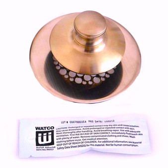 Push & Pull Tub Stopper Brushed Bronze