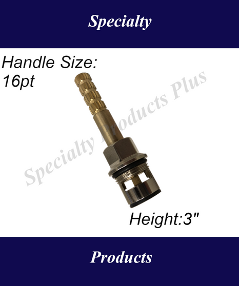 Auburn Brass Ceramic Stem Cold 25-0388