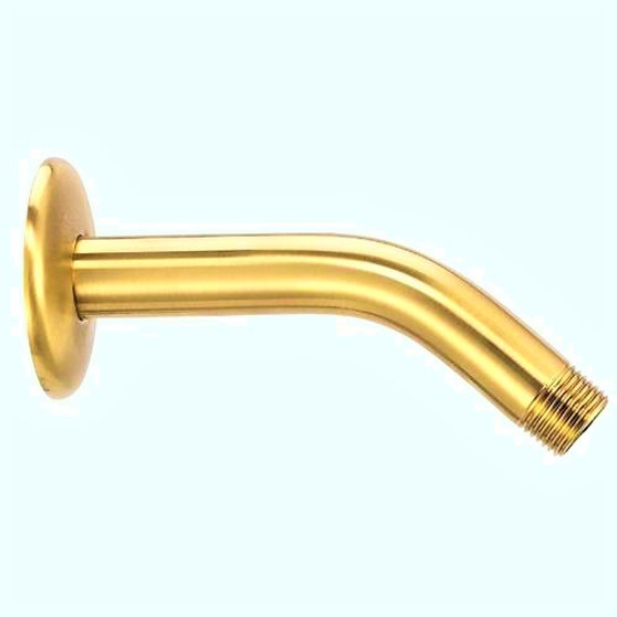 Gold Plated Shower Arm 8"