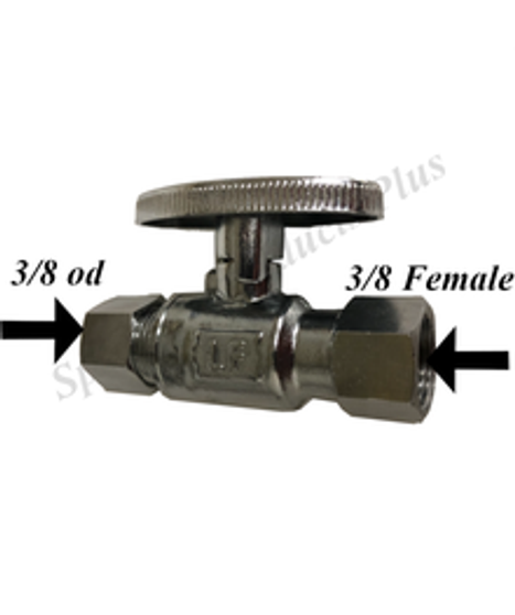 3/8 OD Compression X 3/8 Female Compression Chrome Add-A-Valve