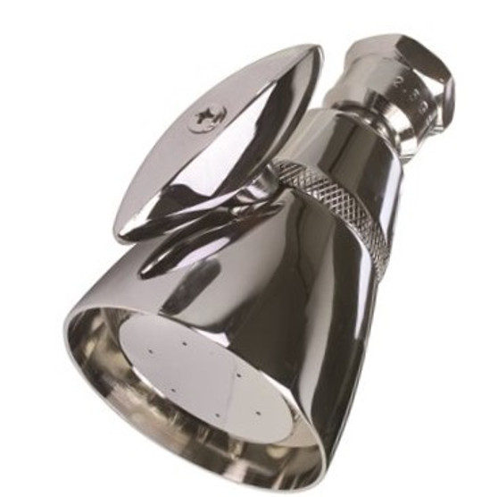 Bullet Style Shower Head Chrome 2.5 GPM