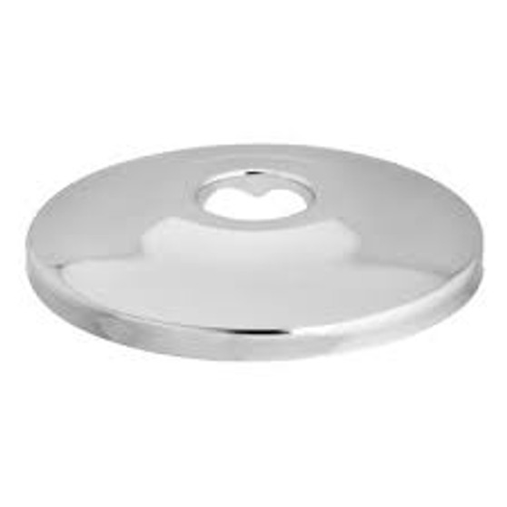 Chrome Pipe Size Flat Escutcheon 1/2" C X C