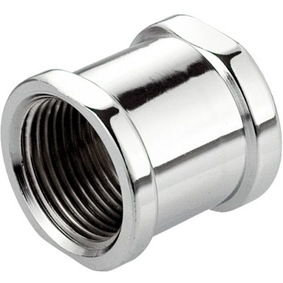 3/8" IPS Chrome Plated Brass Coupling