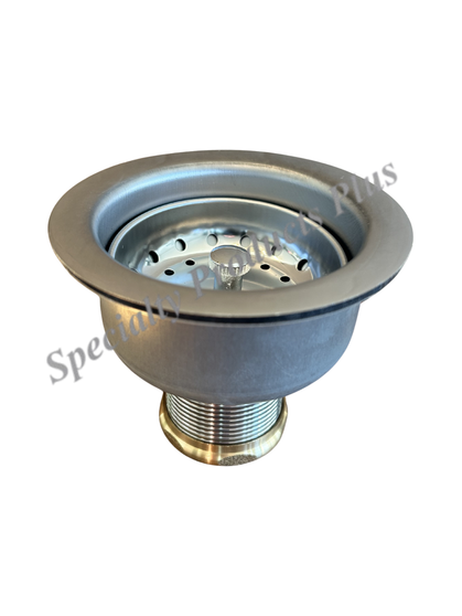 Double Cup All Brass Sink Strainer