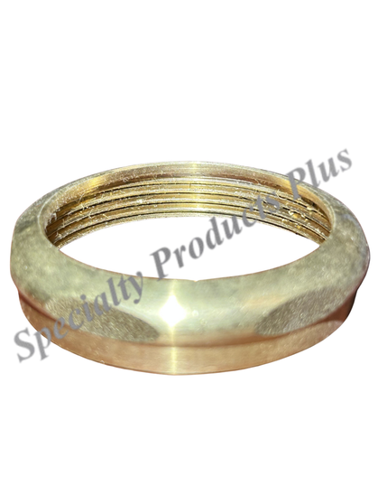 2in Raw Brass Slip Joint Nut