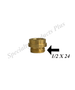 Central Brass Faucet Seat 1/2 X 24