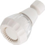 Delta Single Spray White Plastic Shower Head 2.5 GPM