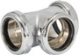 1 1/2" Chrome Plated Brass Slip Joint Tee