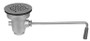 3-1/2" Flat Stainer Rotary Waste With Twist Lever Handle