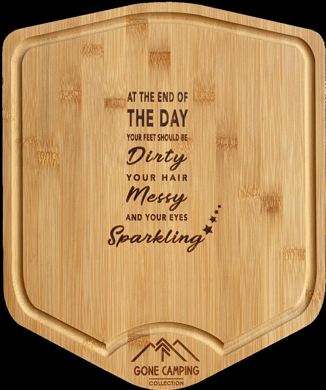 Welcome To Our Camper Bamboo Cutting Board - Decorative Cutting Boards - RJ  Laser Creations